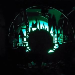 New Harry Potter vinyl record color changing wall clock